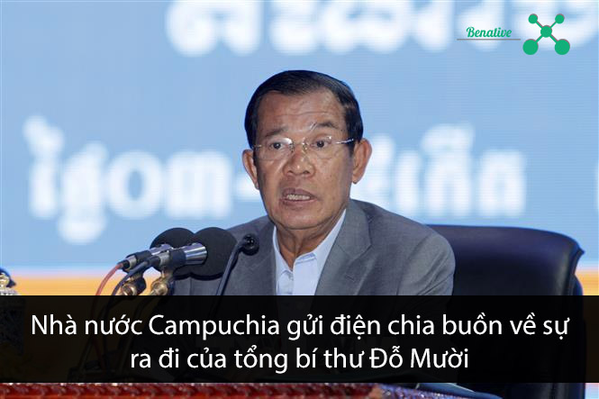 Nha nuoc Campuchia gui dien chia buon tong bi thu Do Muoi