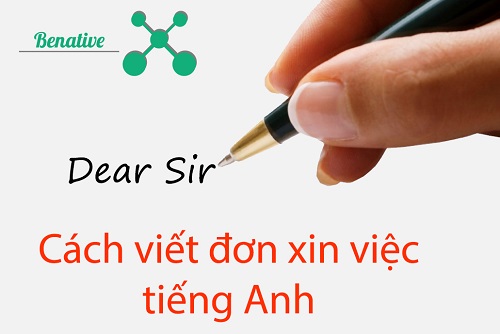 cach viet don xin viec tieng Anh