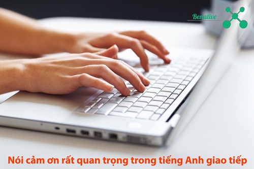 noi cam on trong tieng anh